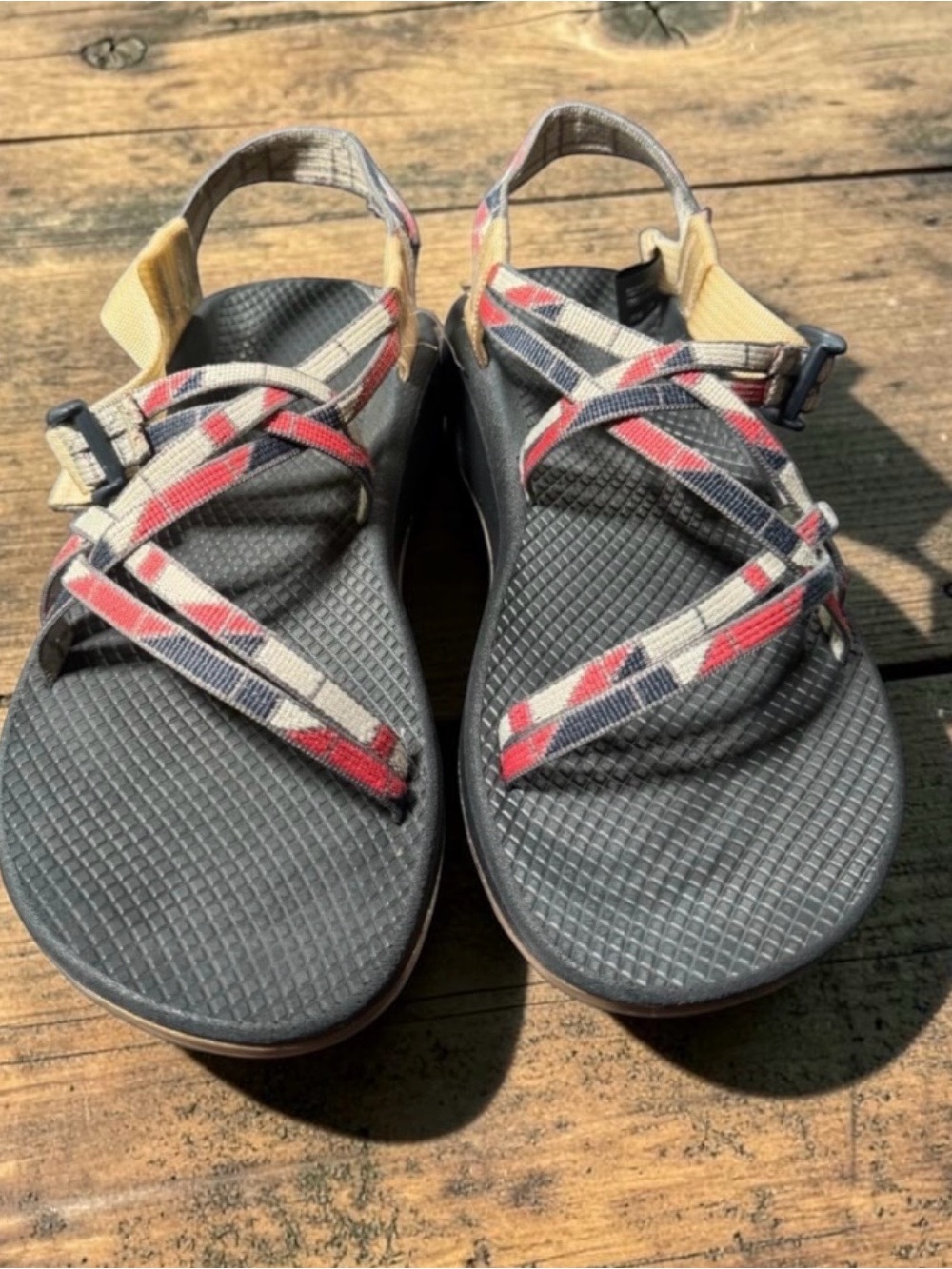 Women’s Outdoor Sport Sandals in Navy with Pink & Natural Straps Chaco Womens 10